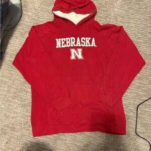y2k Adidas Nebraska Red Men's Hoodie